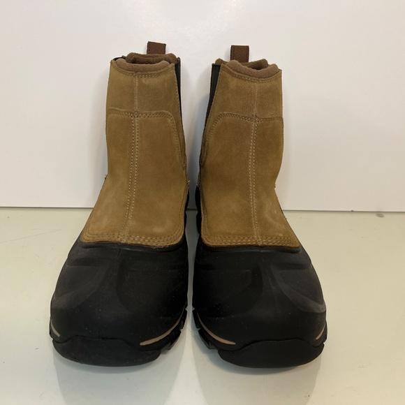 Sorel Buxton Pull On Waterproof Winter Boots, Tan And Black, 200g, Mens 9, EUC - Picture 5 of 16